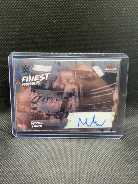 Carmelo Hayes Auto Topps Finest WWE 2025