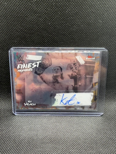 Kit Wilson Auto Topps Finest WWE 2025