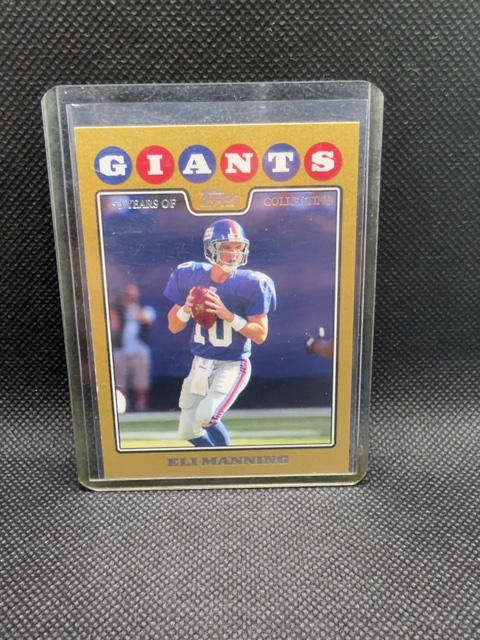 Eli Manning 2008 Topps /2008 Gold Giants