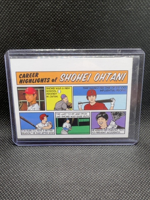 Shohei Ohtani Career Highlights 2022 Heritage 1973 Comic
