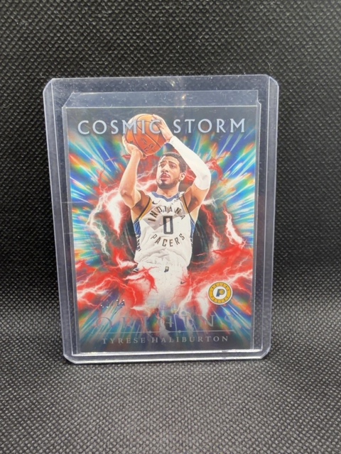 Tyrese Haliburton Cosmic Storm Origins /79 Pacers 2024-25