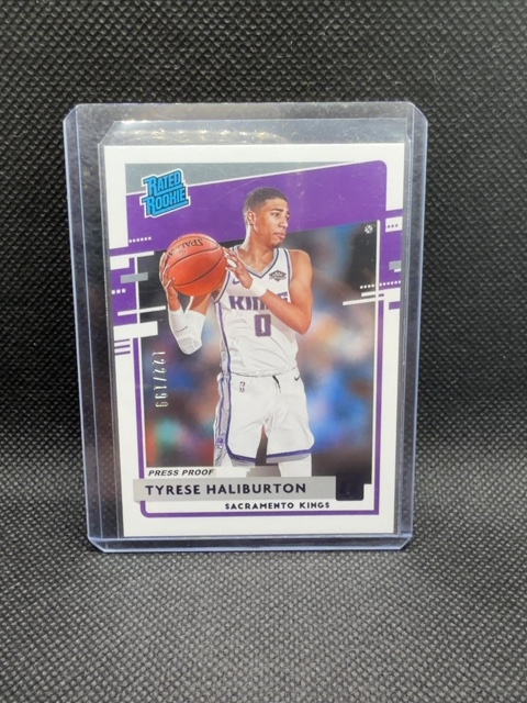 Tyrese Haliburton Donruss Rated Rookie /199 Pacers Kings 2020-21