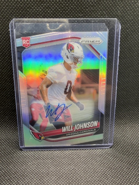 Will Johnson Silver Prizm Auto 2025 Cardinals