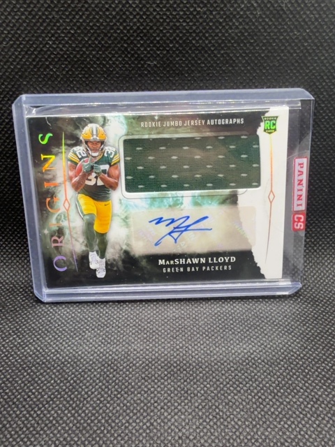 Marshawn Lloyd Origins RPA Auto Patch Rookie Packers 2025