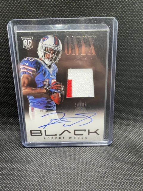 Robert Woods RPA Auto Patch /99 Black Bills 2013