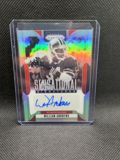 William Andrews Prizm Silver Auto /149 Falcons 2024