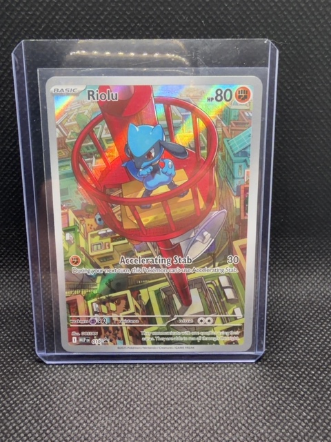 Riolu 010 Black star Promo Full Art Mega Evolution Pokemon
