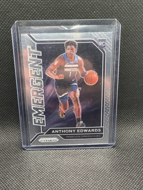 Anthony Edwards Rookie Prizm 2020/21 Timberwolves RC