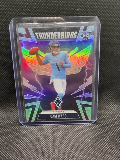 Cam Ward Thunderbirds Silver Phoenix Rookie RC Titans 2025