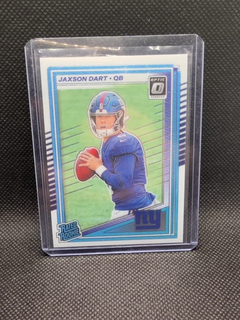 Jaxson Dart Optic Rated Rookie Donruss Giants 2025