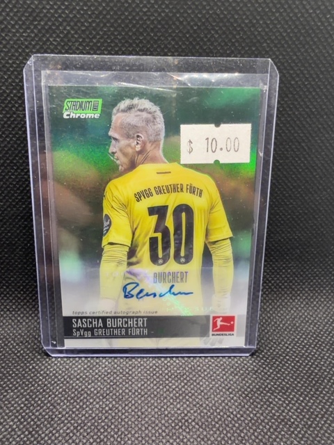 Sascha Burchert Auto Stadium Club Chrome Soccer /99 2022