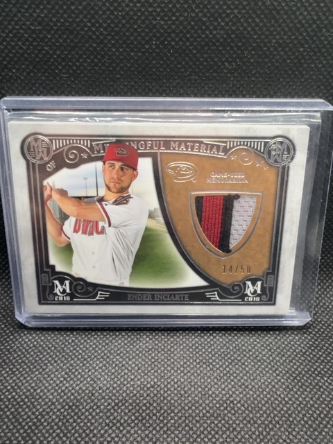 Ender Inciarte Museum Collection Jersey /50 Relic Diamondbacks 2016
