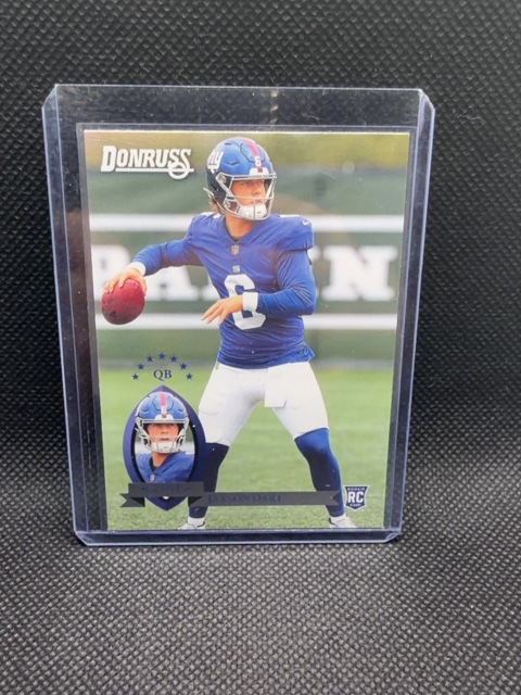Jaxson Dart Rookie Throwback Donruss RC Giants