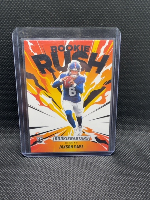 Jaxson Dart Rookie Rush Panini Giants Rookies & Stars 2025