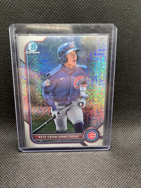 Pete Crow Armstrong Mojo Bowman Chrome 2022 Cubs