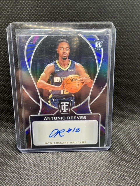 Antonio Reaves Rookie Auto /5 2024-25 Pelicans RC