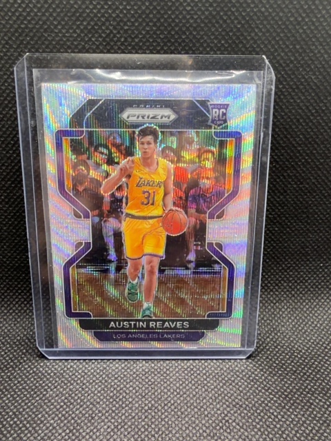 Austin Reaves Prizm Fanatics Silver Rookie 2021-22 Lakers RC