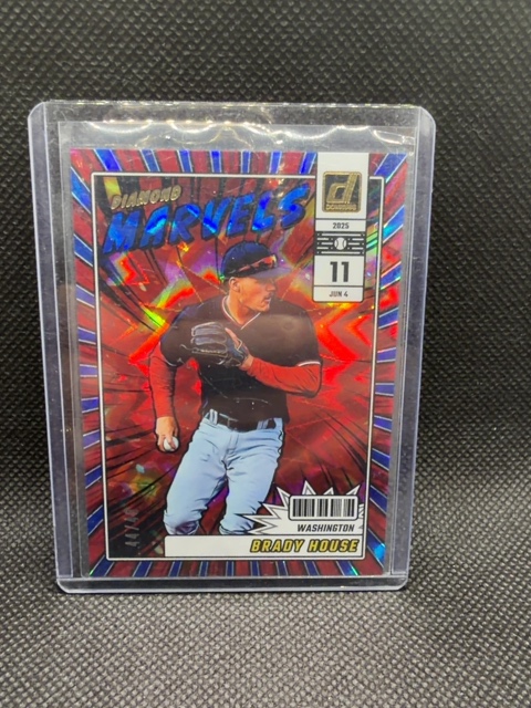 Brady House Diamond Marvels /49 Donruss 2025 Washington Nationals