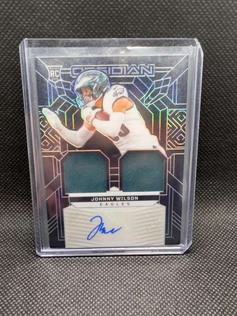 Johnny Wilson RPA 2024 /299 Rookie Patch Auto Eagles