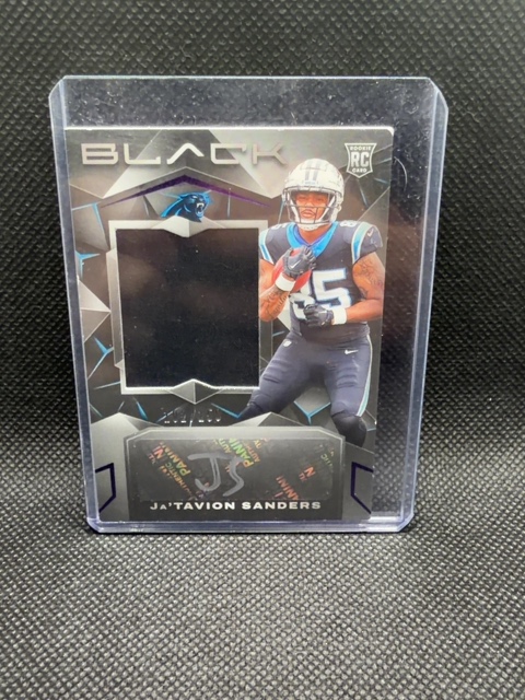 Ja'Tavion Sanders RPA Black /150 Panini 2024 Panthers Rookie Patch Auto