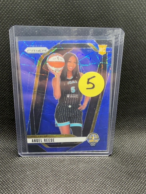 Angel Reese Blue Velocity Prizm Rookie WNBA 2024