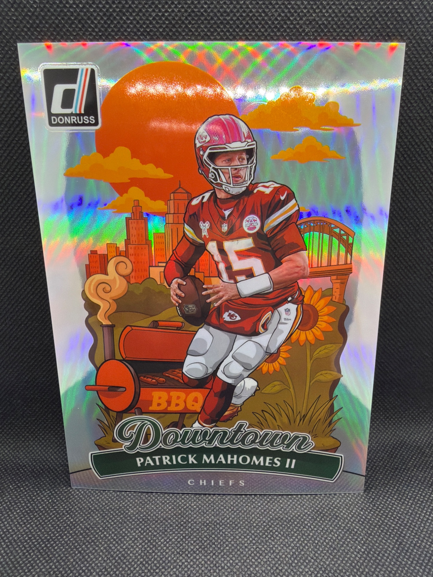Oversized Patrick Mahomes Downtown Chiefs Donruss 2025 Panini